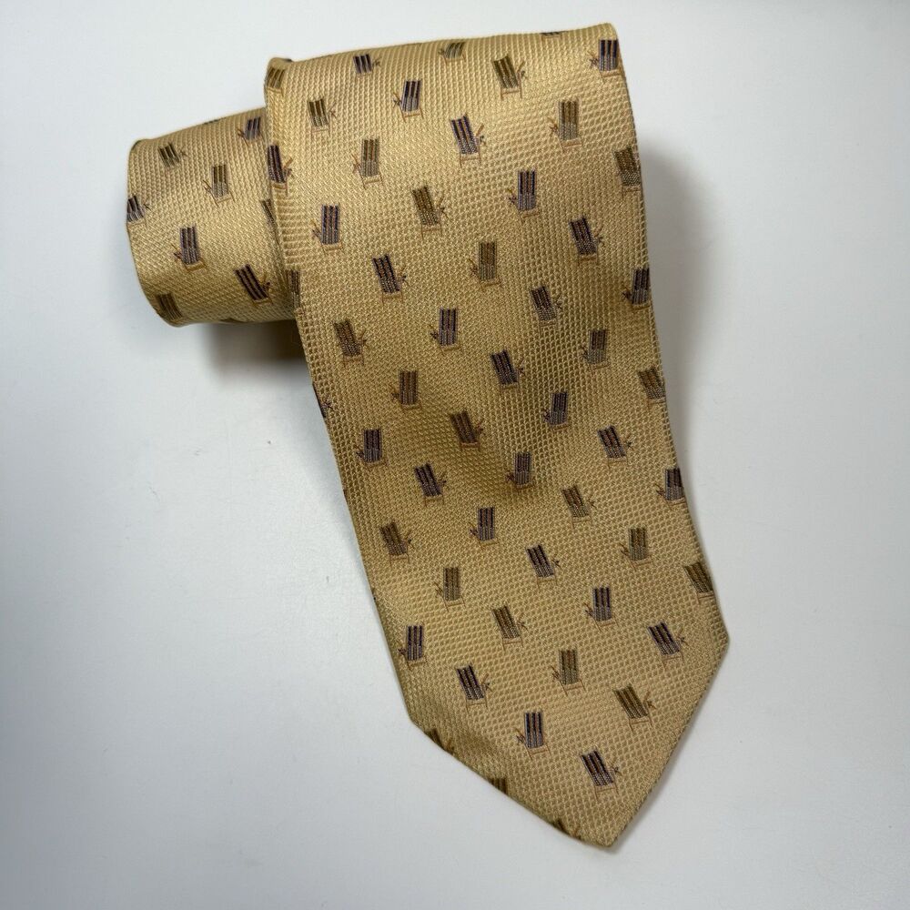Off Island By Tommy Bahama Beach Chair Print 100% Silk Neck Tie